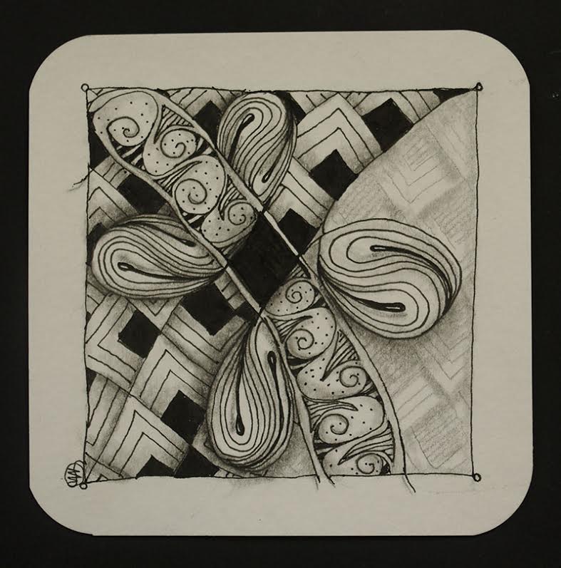 Tickled To Tangle: "It's a String Thing" #163 Tiles