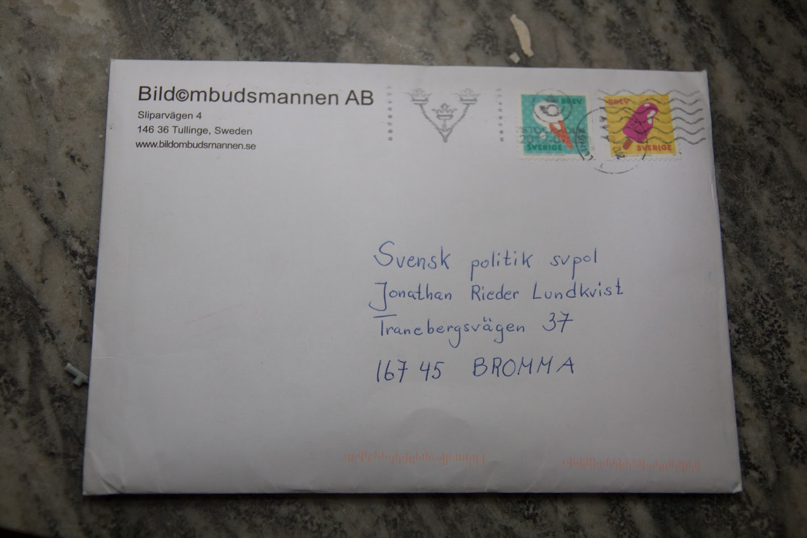 Jonathan Rieder Lundkvist: Öppet brev till Staffan Teste, Bildombudsmannen