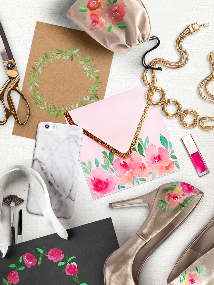 Craft A Doodle Doo// No Nonsense Watercolors Floral Starter Kit Craft A Doodle Doo// No Nonsense Watercolors Floral Starter Kit #watercolor #flowers #graphics #collection