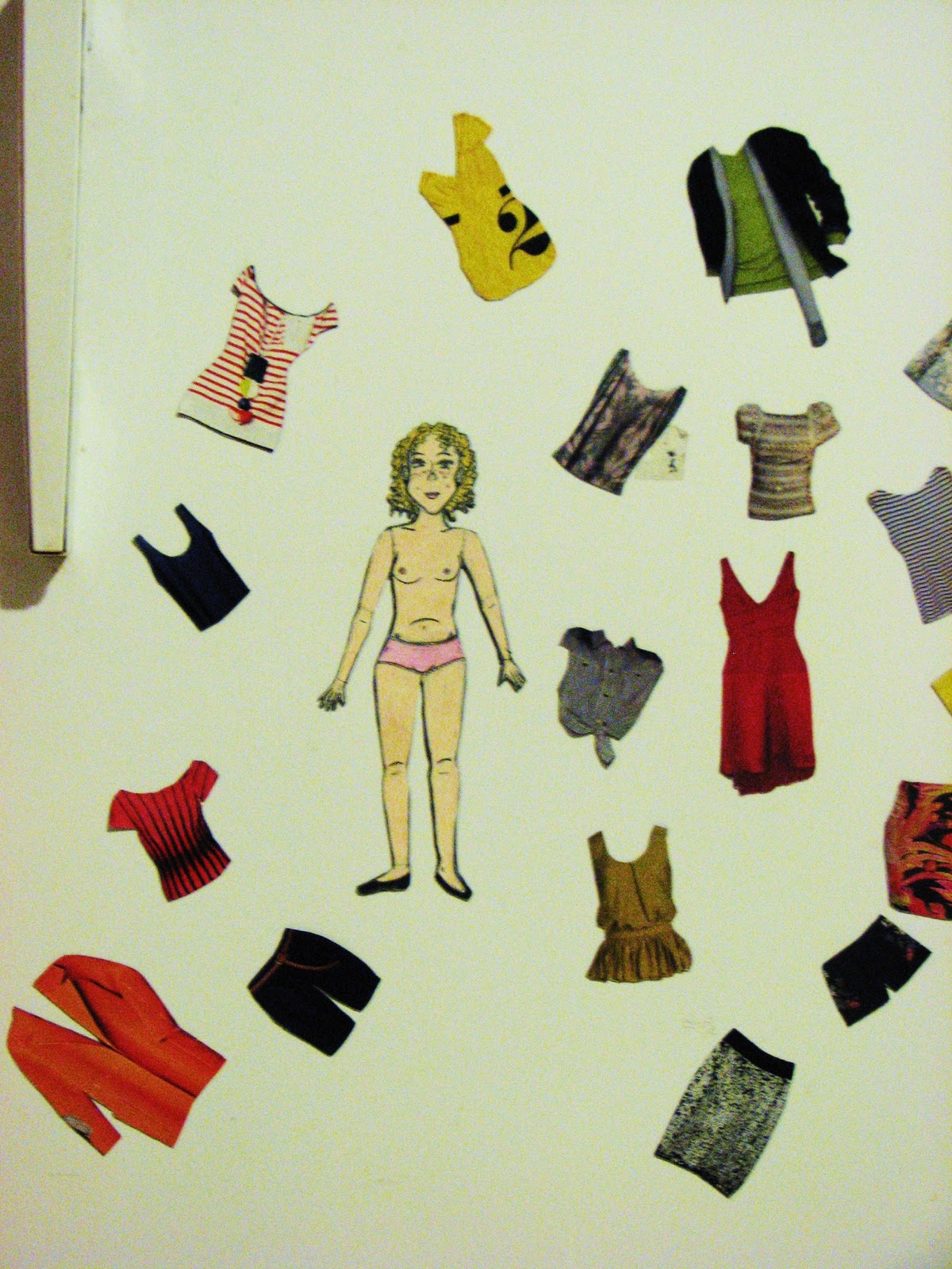Arbitrary Fairy Paper Doll Fridge