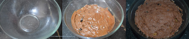 Step 4 -eggless-microwave-christmas-Plum Cake is ready