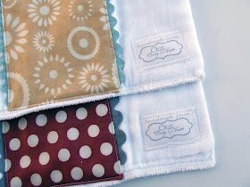 Our Cozy Nest: Tutorial - Making your own Fabric Labels