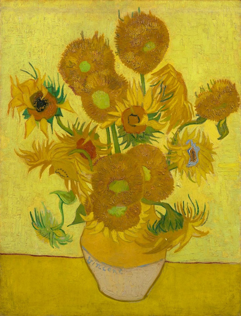Van Gogh, Sunflowers 1889, Amsterdam