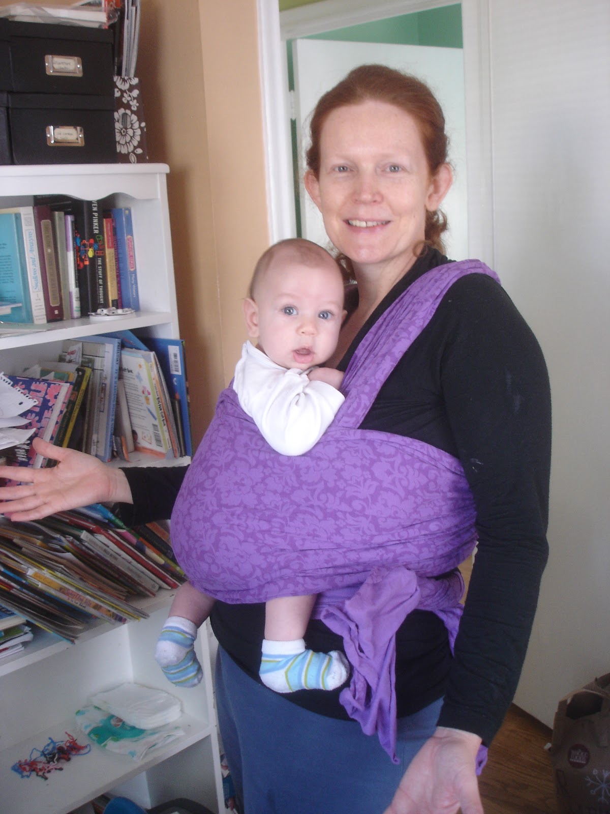 What we've done Homemade Moby wrap