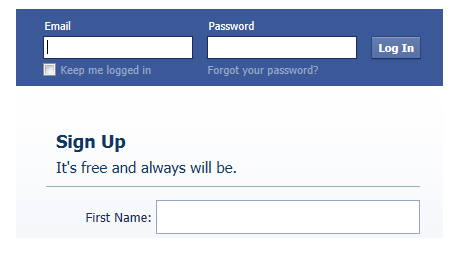 Welcome to facebook login sign up or learn more