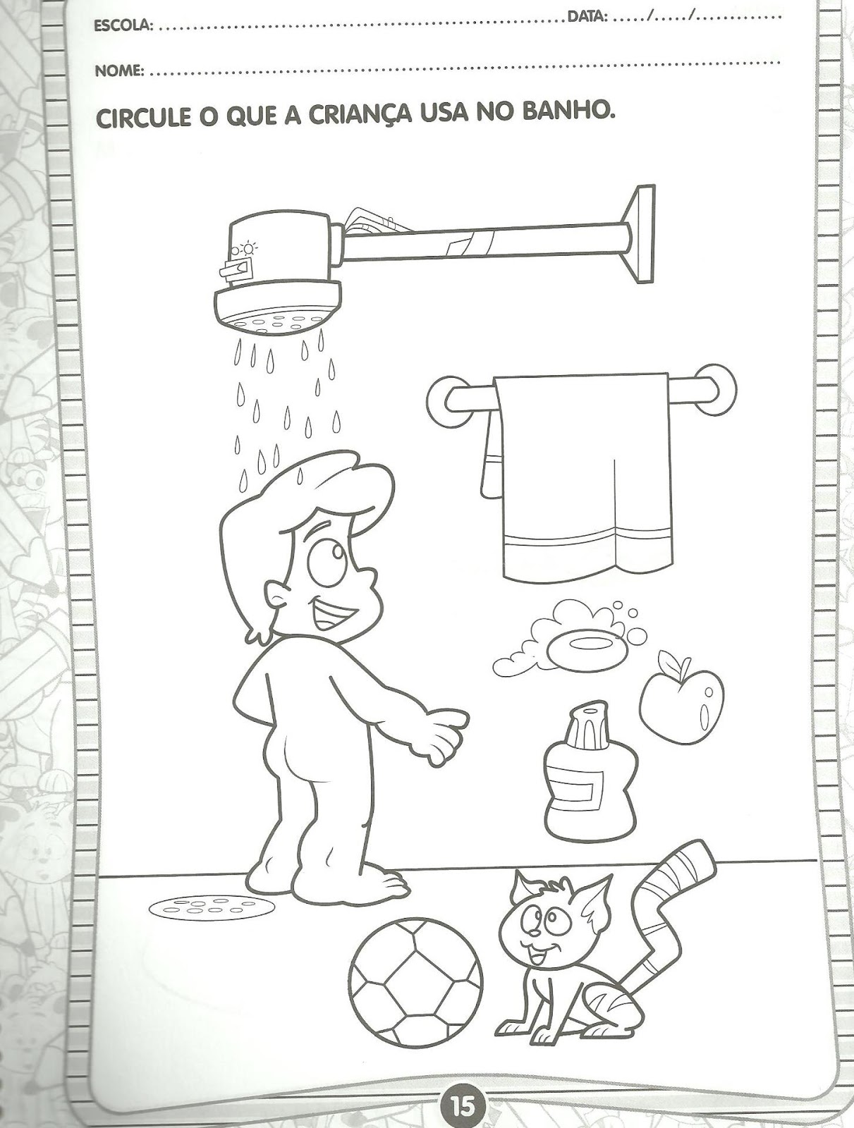 Arte de Educar: Atividades sobre o nosso corpo - Educação Infantil