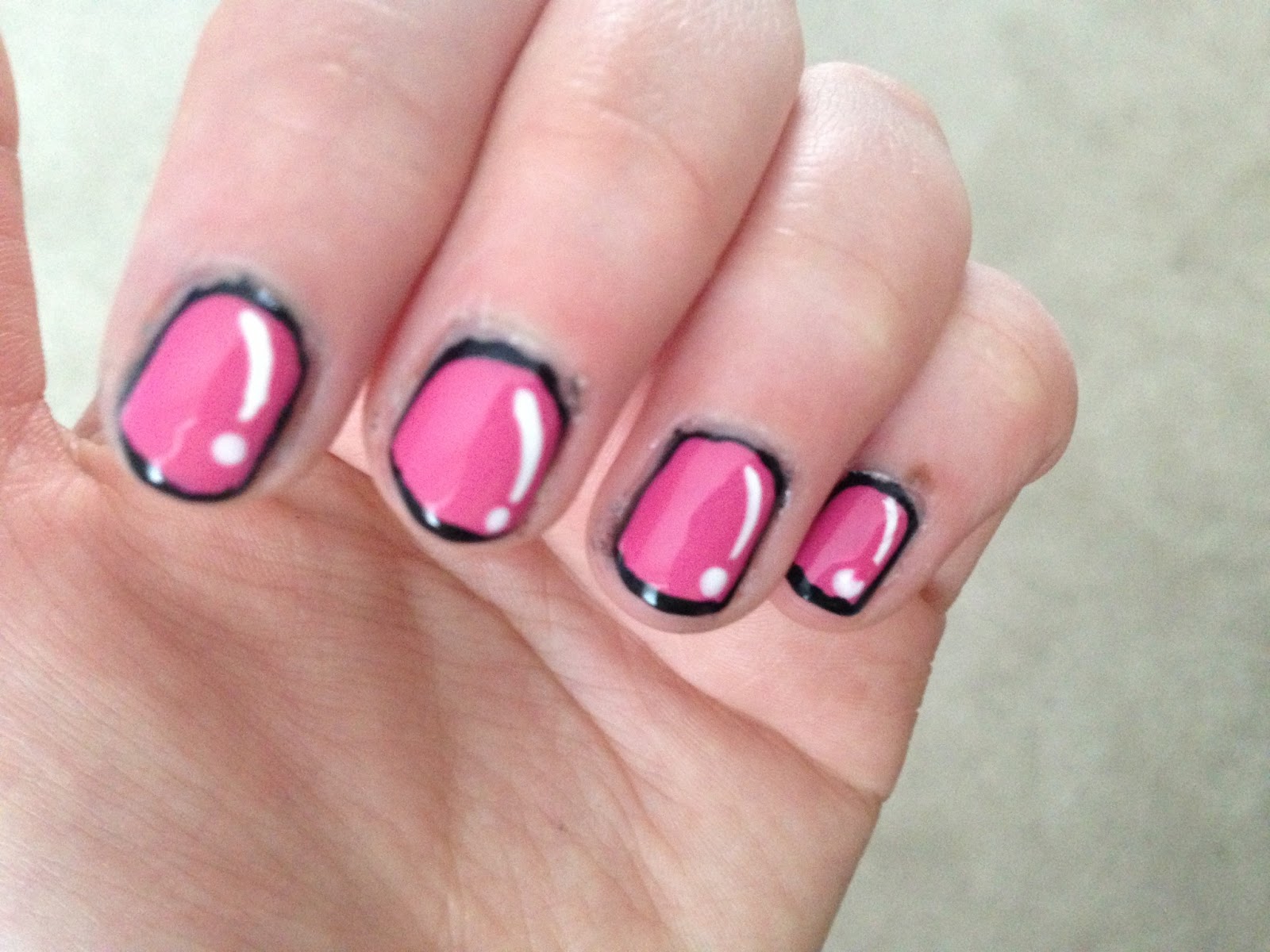 Nail Diary: Animated Cartoon Nails