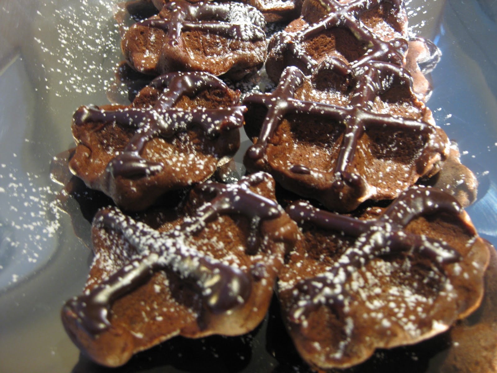 Just Messin' Around Chocolate Waffle Cookies