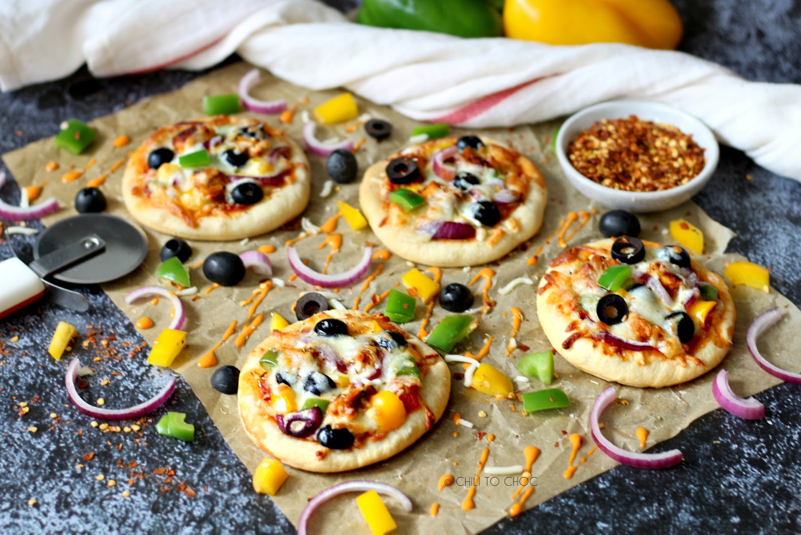 Freezer-Friendly Peri Peri Mini Pizzas Freezer-Friendly Peri Peri Mini Pizzas