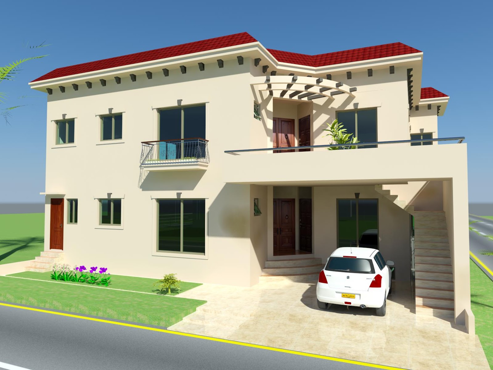 3D Front Elevationcom House Design In Pakistan