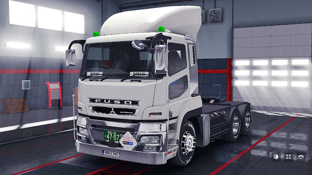 Mod Mitsubishi FUSO Super Great Euro Truck Simulator 2