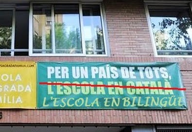 Escola SOLO en catalán: esto NO