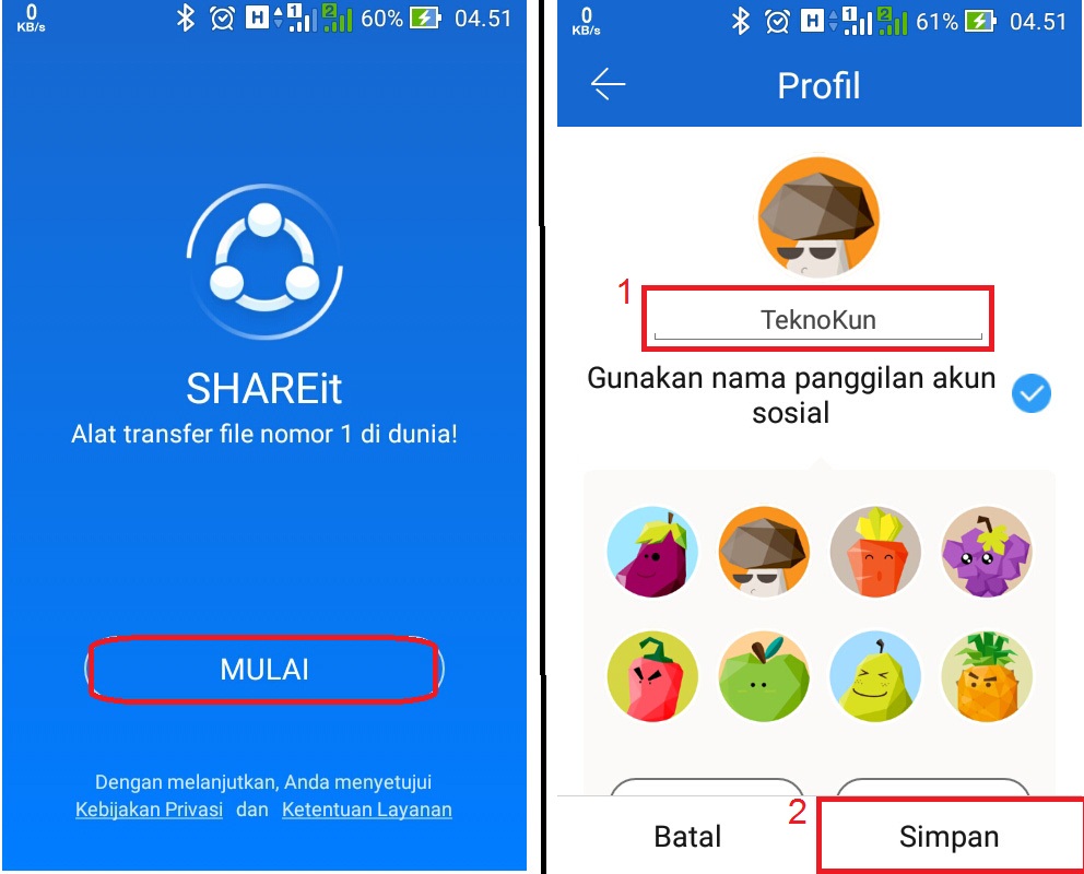 Mengirim Aplikasi Android melalui SHARE it Mengirim Aplikasi Android melalui SHARE it