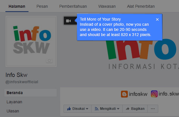 Fitur Video Banner Facebook Fitur Video Banner Facebook