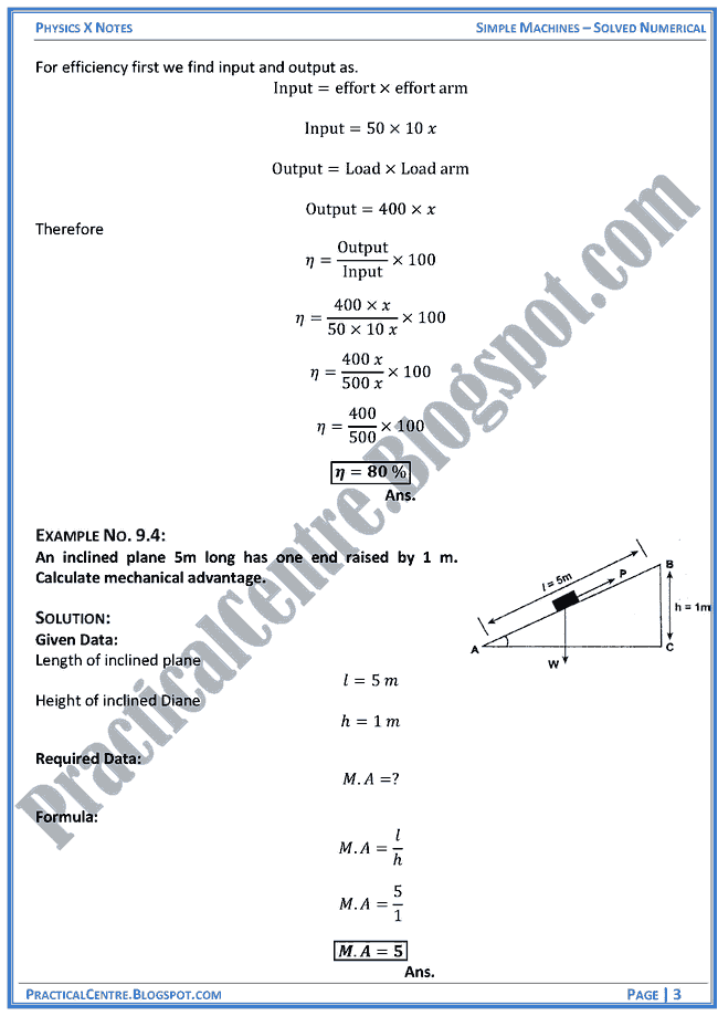 simple-machines-solved-numericals-example-and-problem-physics-x