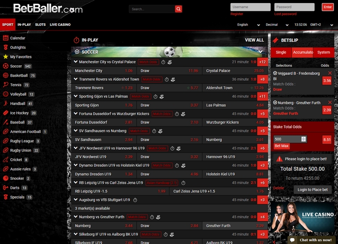 BetBaller Screen