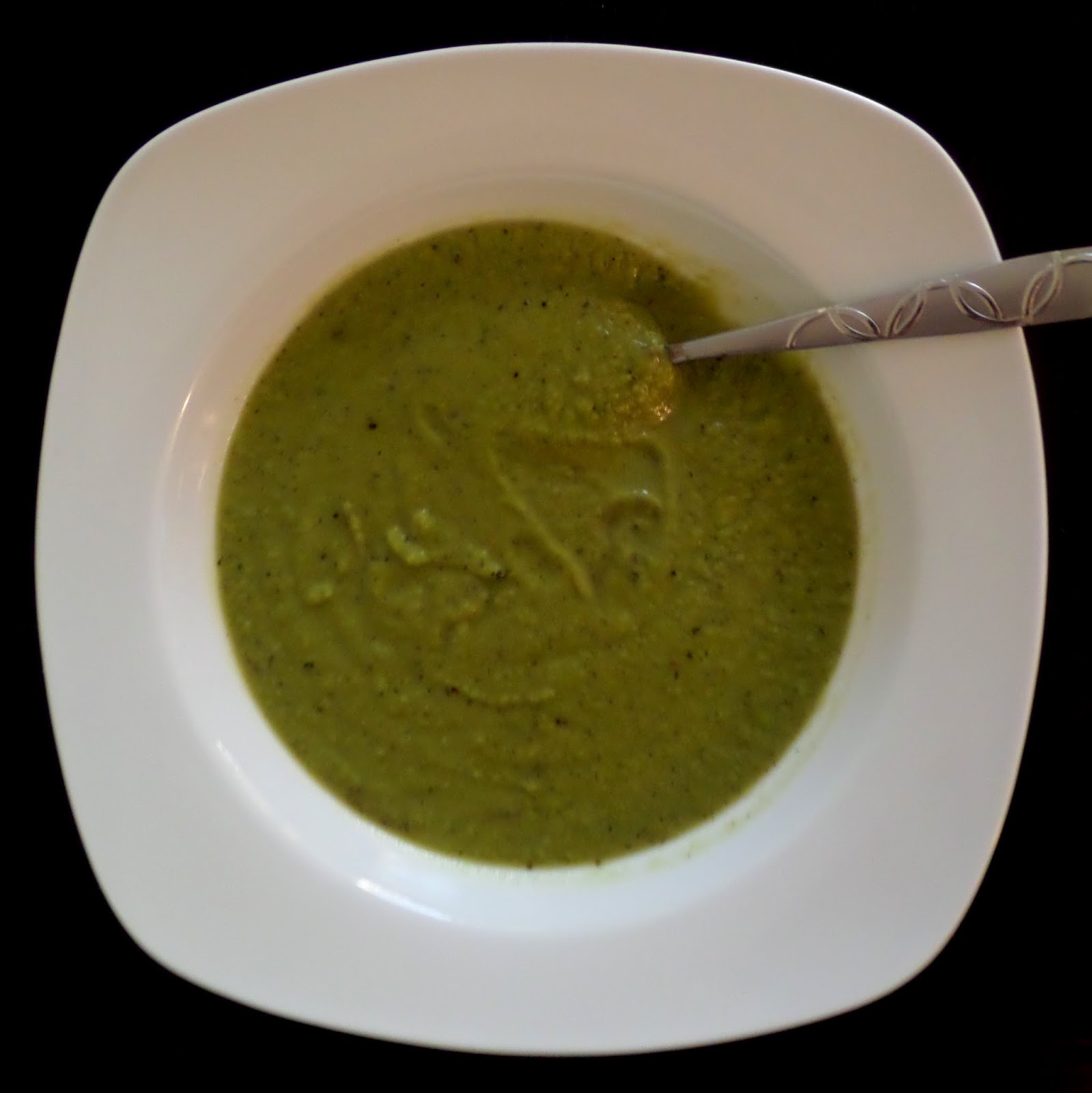 Green Pea Soup:  Healthy and easy, frozen, green peas pureed in a flavorful broth for a creamy and delicious, vibrant green, soup.