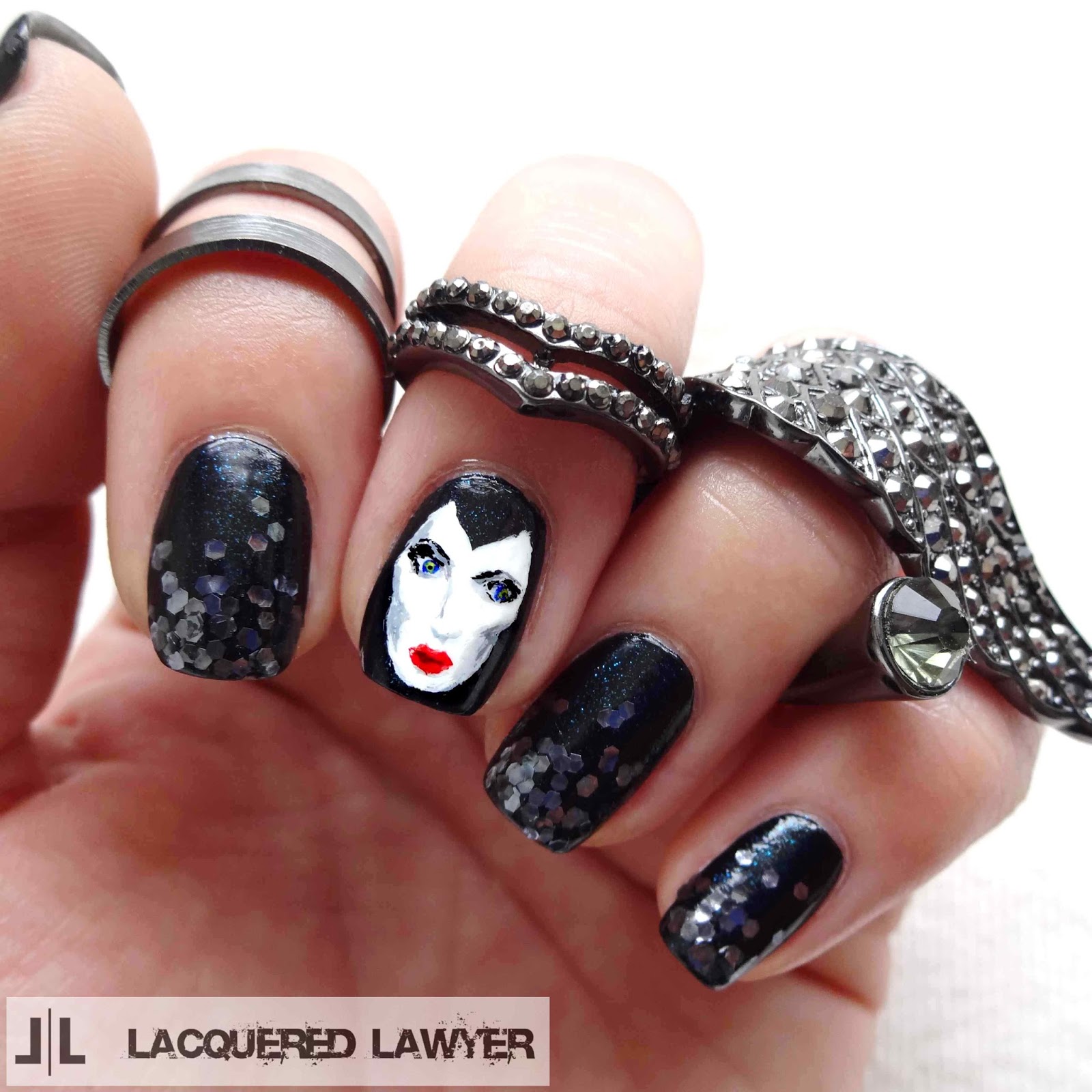 Maleficent Nails