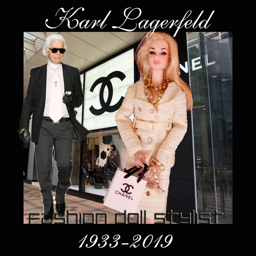 Karl Lagerfeld (1933-2019), German fashion designer.