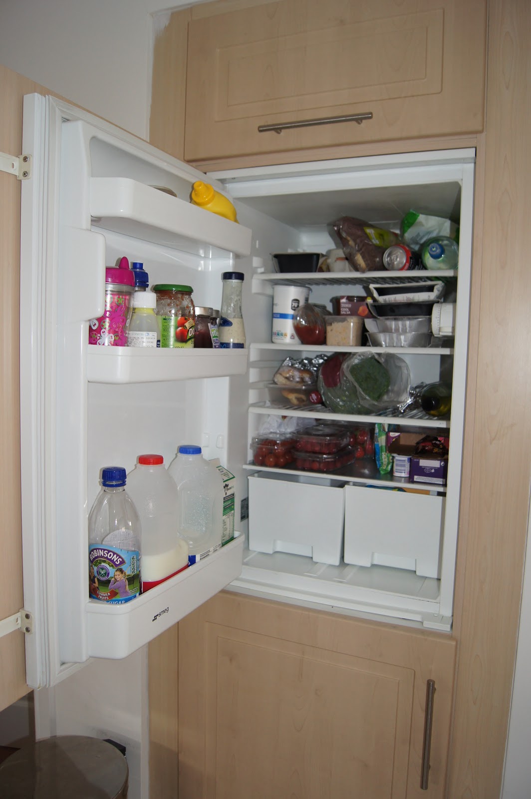 From Mommy to Mum: My fridge.