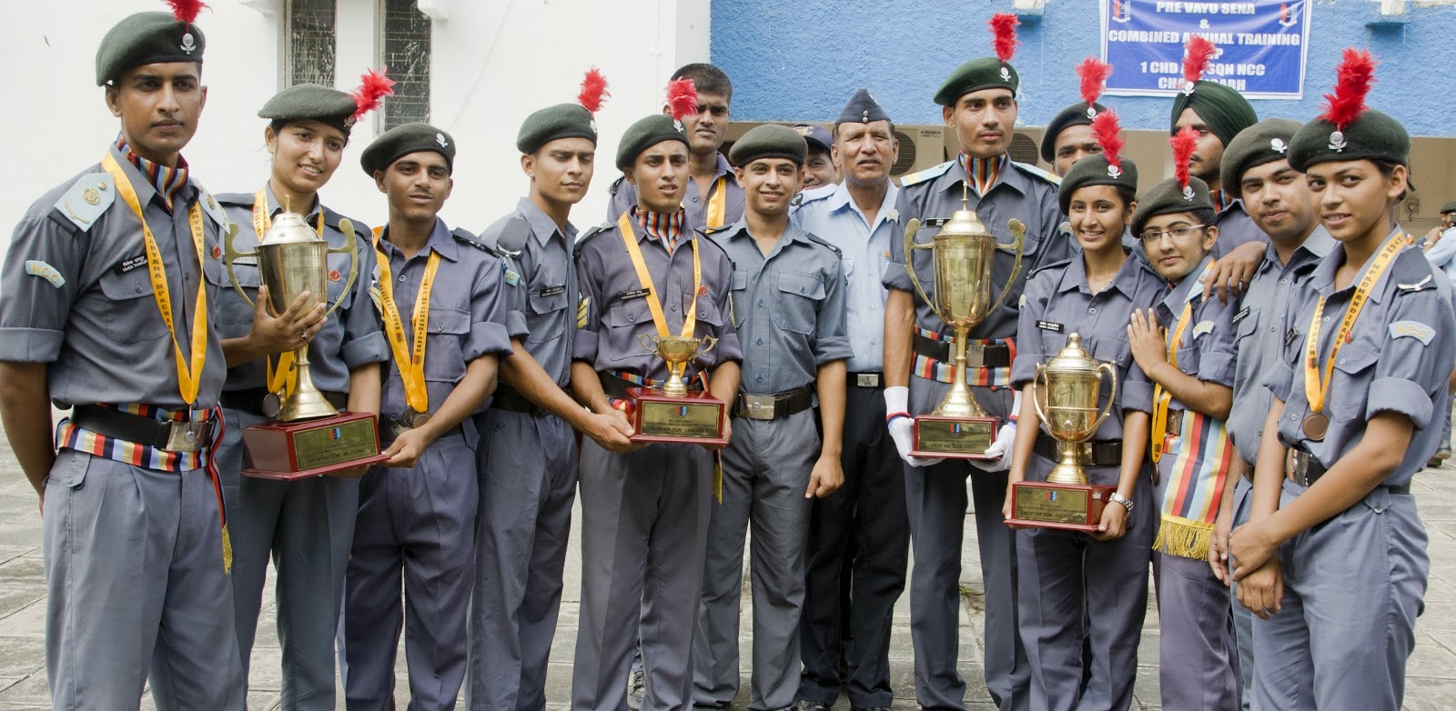 NCC Cadets Felicitated By ADG At Chandigarh Sportswire ncc-cadets-felicitated-by-adg-at-chandigarh-sportswire