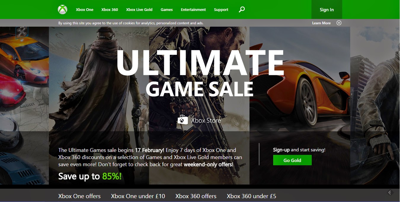 Microsoft inicia sua "Ultimate Game Sale" Xbox Blast