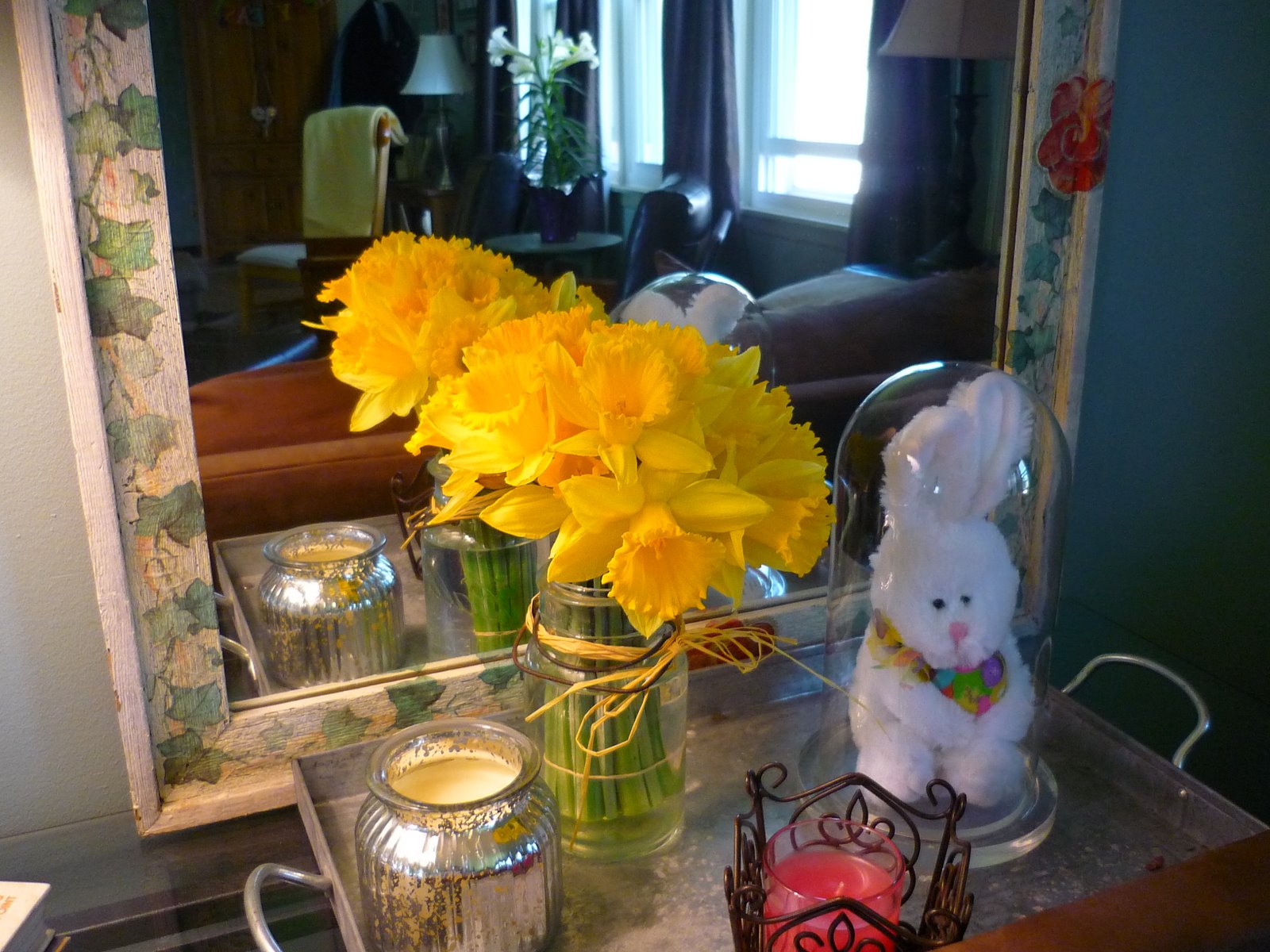 At Home in English Valley Can you have too many flowers?