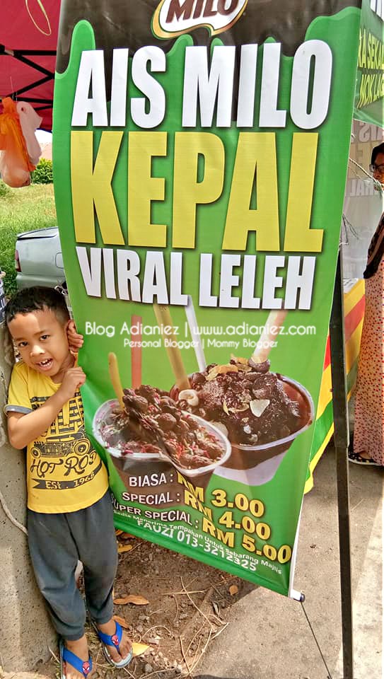 Ais Milo Kepal Viral Leleh, Taman Merbok, Melaka ~ Blog 