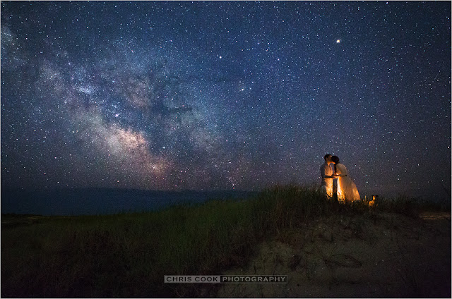 Cape Cod wedding blog photo from Chris Cook Photography about Starlit e-session