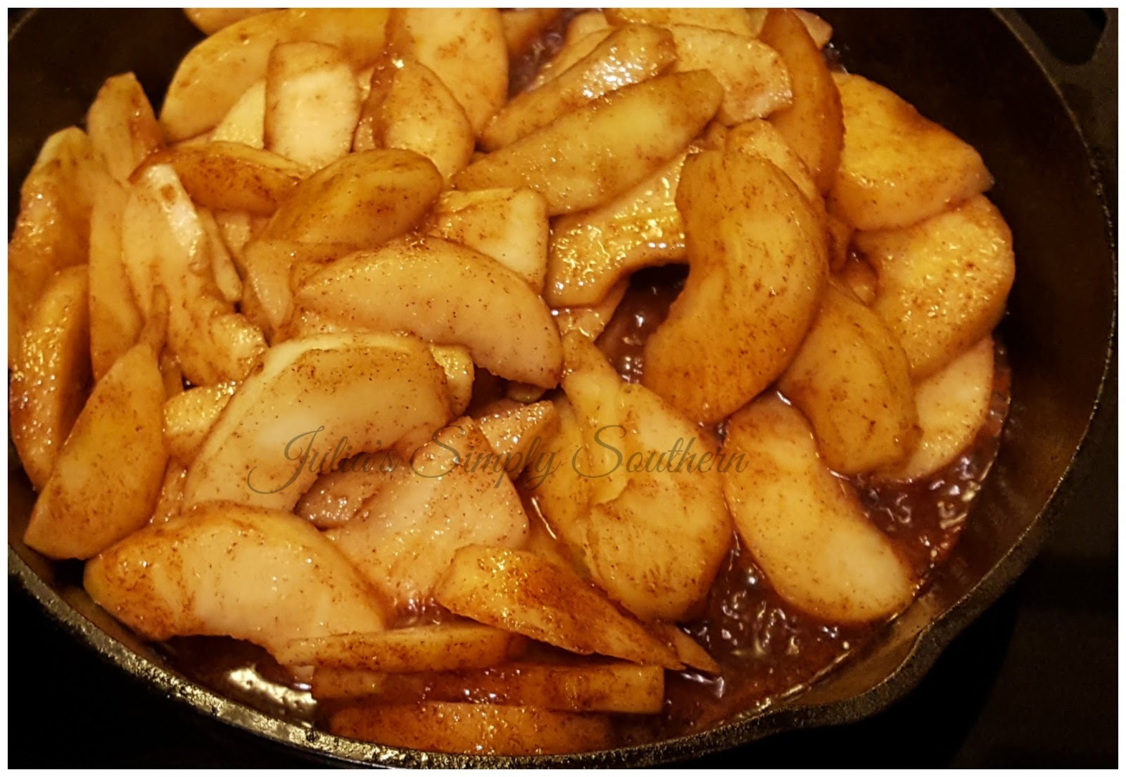 Julia's Simply Southern Southern Skillet Fried Apples