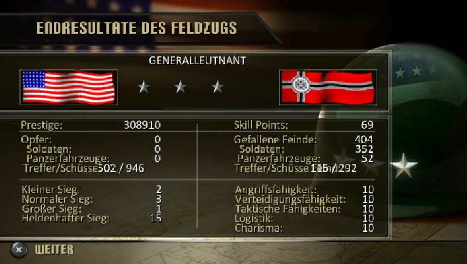 Platinum 414 Legends of War (VITA)