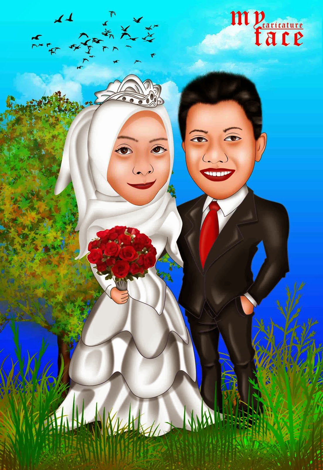 My_Face: Karikatur pasangan