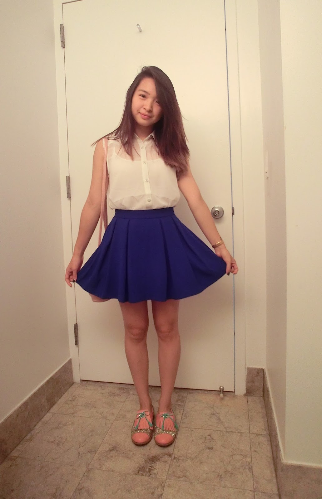 Lazy laundry Royal Blue Skort
