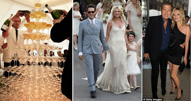 many many wine glass stack simple sexy wedding dress