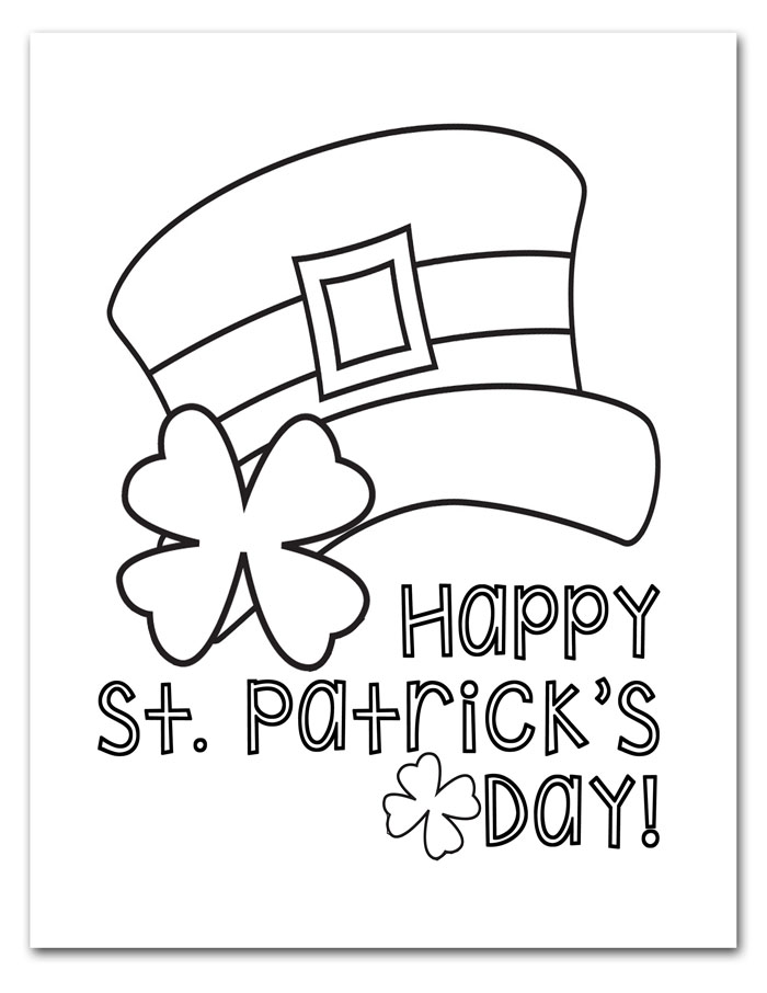 St Patrick's Day Coloring Pages (100% Free Printables)