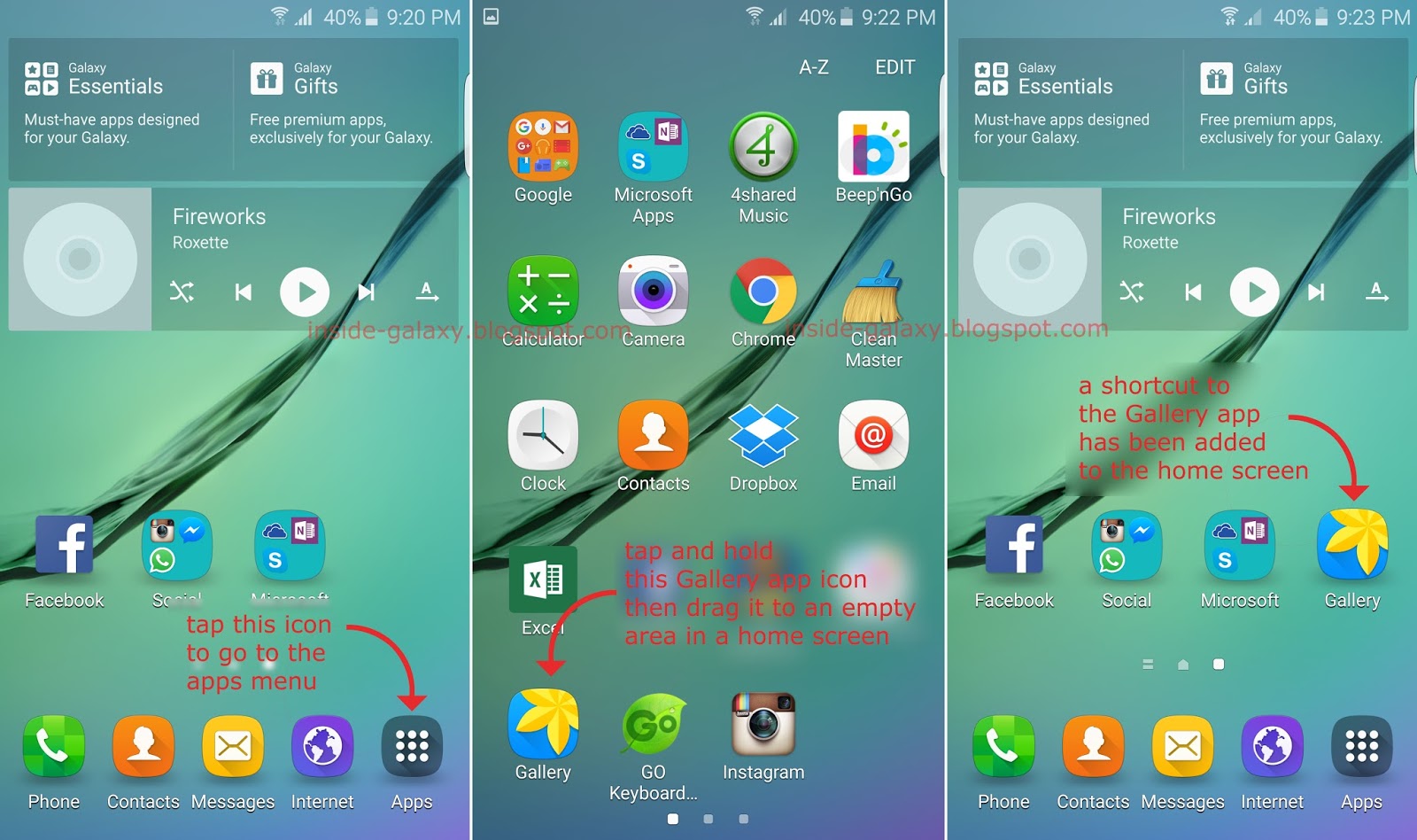 How to add photo to contact on samsung galaxy s6 Inside Galaxy Samsung Galaxy S6 Edge How To Add Or Remove Shortcuts To Apps In Home Screen In Android 5 1 1 Lollipop