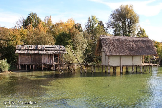 Bodensee Herbst Unteruhldingen Pfahlbaumuseum