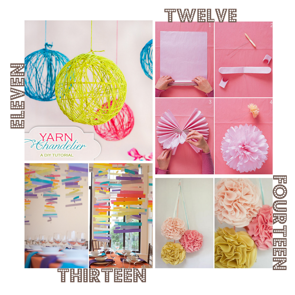 The Love Of Cupcake Blog DIY Party Decorations 