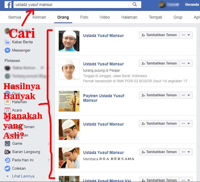 membedakan akun asli dan palsu membedakan akun asli dan palsu
