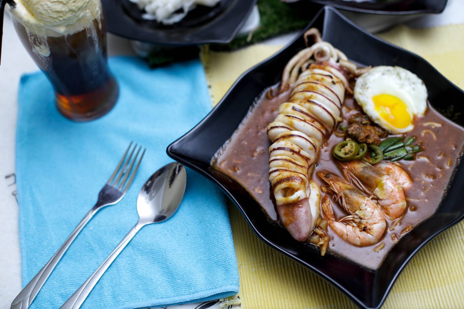 Adwa Char Kuey Teow Kuala Pilah Emas Putih Char Kuey Teow Sotong Besar Lengan