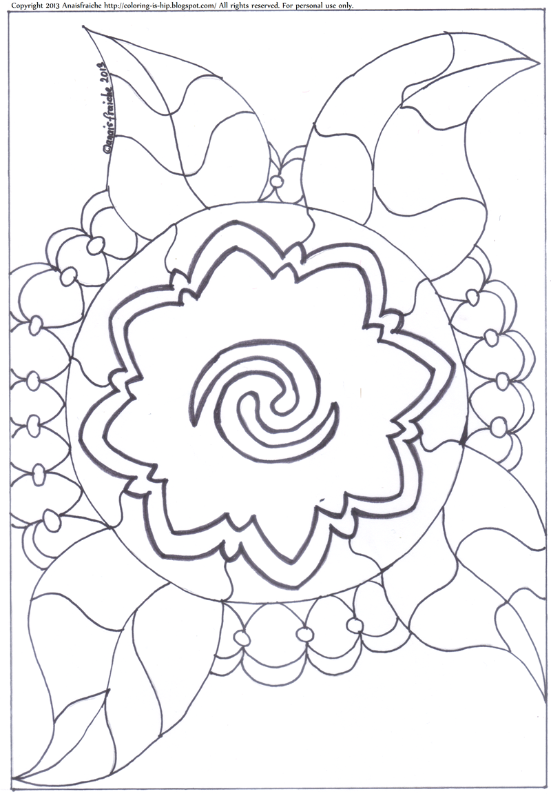 Coloring Is Hip: My Free Coloring Pages