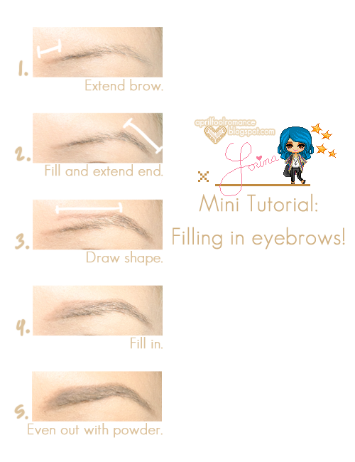 April Fool Romance: Tutorial: Filling In Eyebrows!