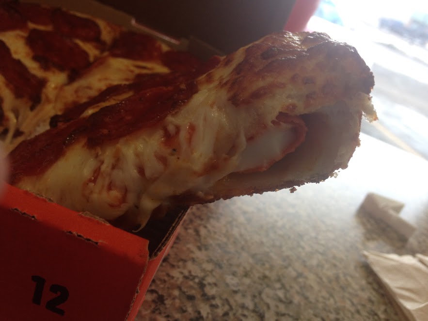 The Will To Win My Little Caesars® "Pepperoni & Cheese Stuffed Crust Deep Dish Pizza" Review