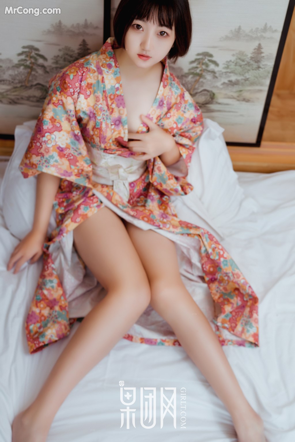 GIRLT No.132: Model Qian Hua (千 花) (54 photos) photo 1-9