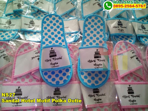 Toko Sandal Hotel Motif Polka Dotie Toko Sandal Hotel Motif Polka Dotie