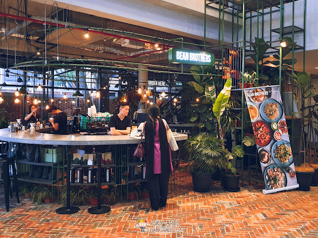 Bean Brothers KL Most Instagrammable spot in Kuala Lumpur The LINC KL Mall with colorful owl mural arts colorful stairs