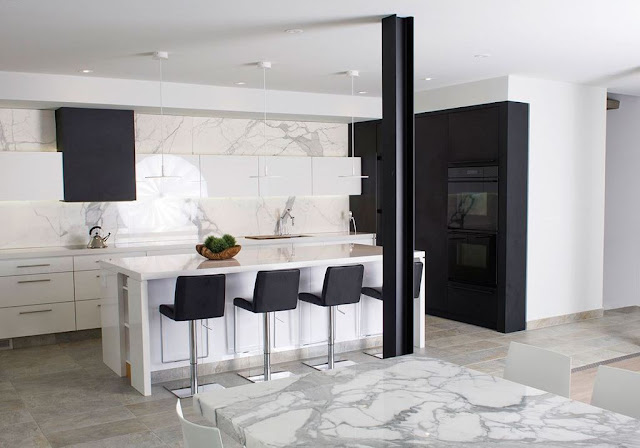 cocina-blanca-y-negra-con-isla-Secter-Design1 cocina-blanca-y-negra-con-isla-Secter-Design1
