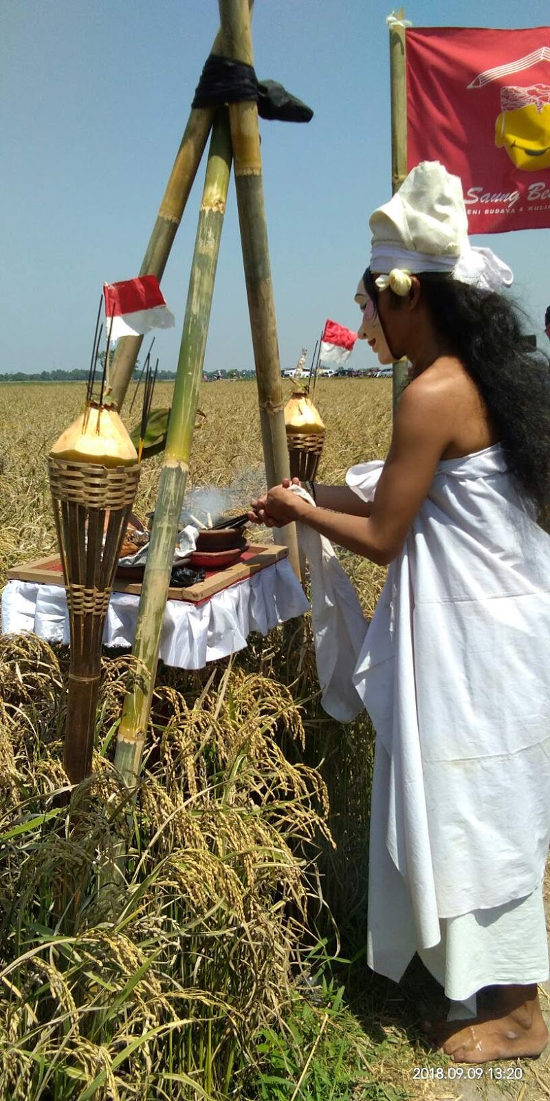 upacara adat nyalin ngala indung pare di karawang