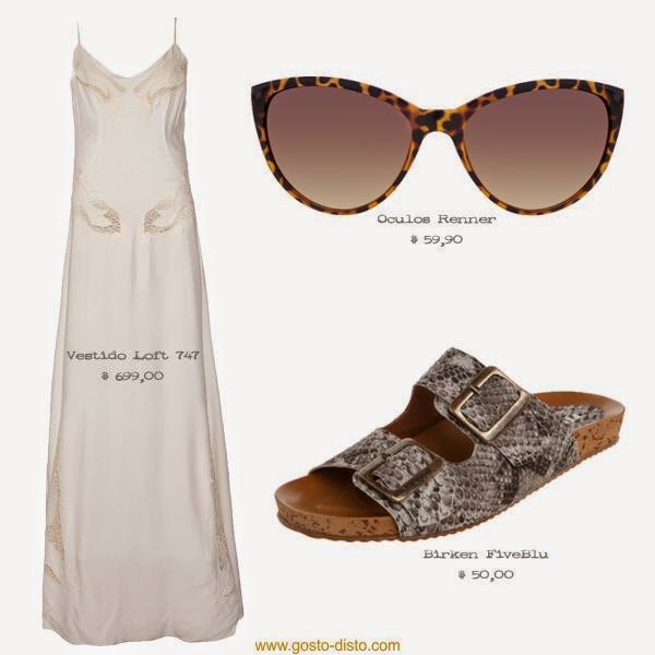Aproveitando o vestido branco do Réveillon Look com vestido branco
