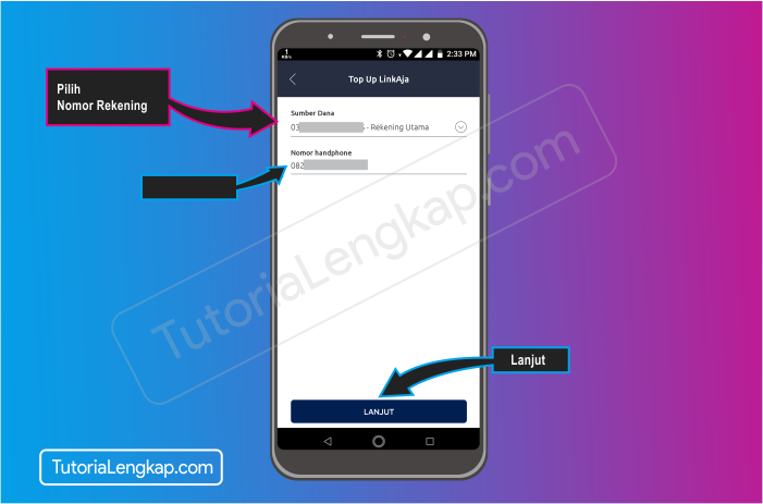 Tutorialengkap 5 cara isi saldo LinkAja atau Tcash dengan Aplikasi Brimo Bank Bri secara Online
